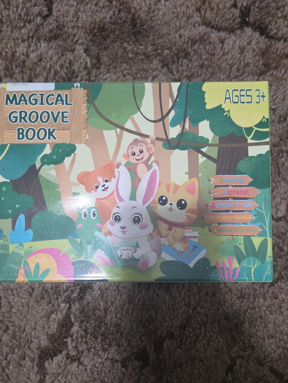 Book Kids Activity Book - Green